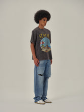 Load image into Gallery viewer, Light Blue Washed Ripped Jeans