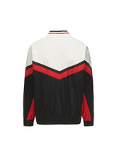 Load image into Gallery viewer, Cream White Black and Red Patchwork School Uniform Jacket