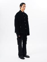 Load image into Gallery viewer, Black Corduroy Cotton Shirt