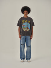 Load image into Gallery viewer, Light Blue Washed Ripped Jeans