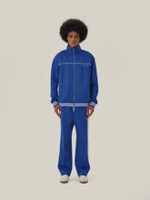 Load image into Gallery viewer, Navy Blue Retro Patchwork School Uniform Sweatpants