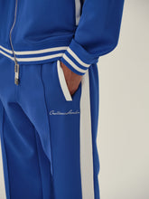 Load image into Gallery viewer, Navy Blue Retro Patchwork School Uniform Sweatpants