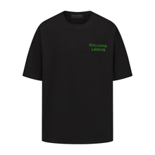 Load image into Gallery viewer, Black Green Rhinestone Logo T-shirt