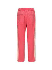 Geranium Pink Washed Trousers