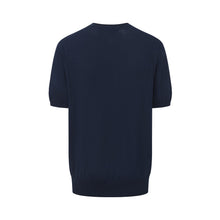 Load image into Gallery viewer, Sapphire Blue Knit Crewneck Short-Sleeve Top