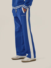 Load image into Gallery viewer, Navy Blue Retro Patchwork School Uniform Sweatpants