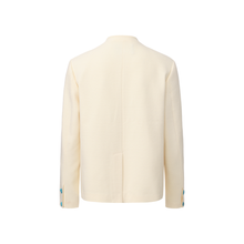 Load image into Gallery viewer, Cream White Chinese Tunic Suit