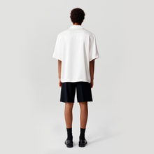 Load image into Gallery viewer, Cream White Acetic Acid Linen Short Sleeve Tang Suit