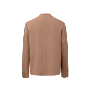 Khaki Chinese Tunic Suit