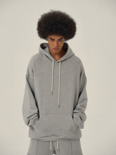 Load image into Gallery viewer, Pearl Grey Casual Panel Hoodie