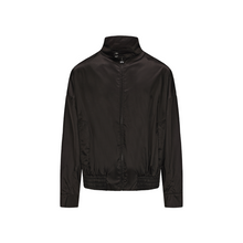 Load image into Gallery viewer, Black Silk Nylon Harrington Jacket