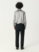 Load image into Gallery viewer, Mercury Gray Mulberry Silk Shirt