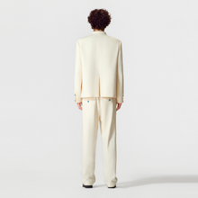 Load image into Gallery viewer, Cream White Chinese Tunic Suit