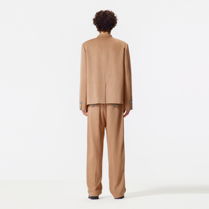Khaki Chinese Tunic Suit