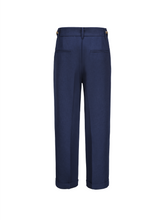 Load image into Gallery viewer, Prussian Blue Suit Pants