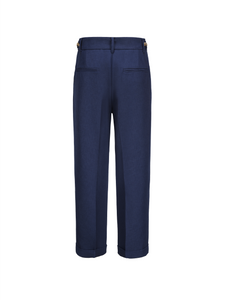 Prussian Blue Suit Pants