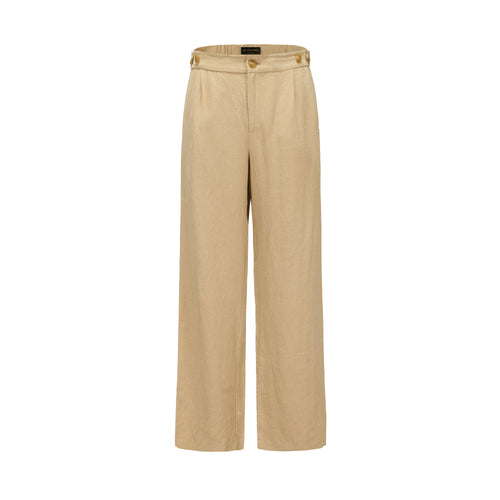 Khaki Linen Pants