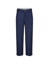 Load image into Gallery viewer, Prussian Blue Suit Pants