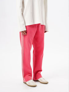 Geranium Pink Washed Trousers