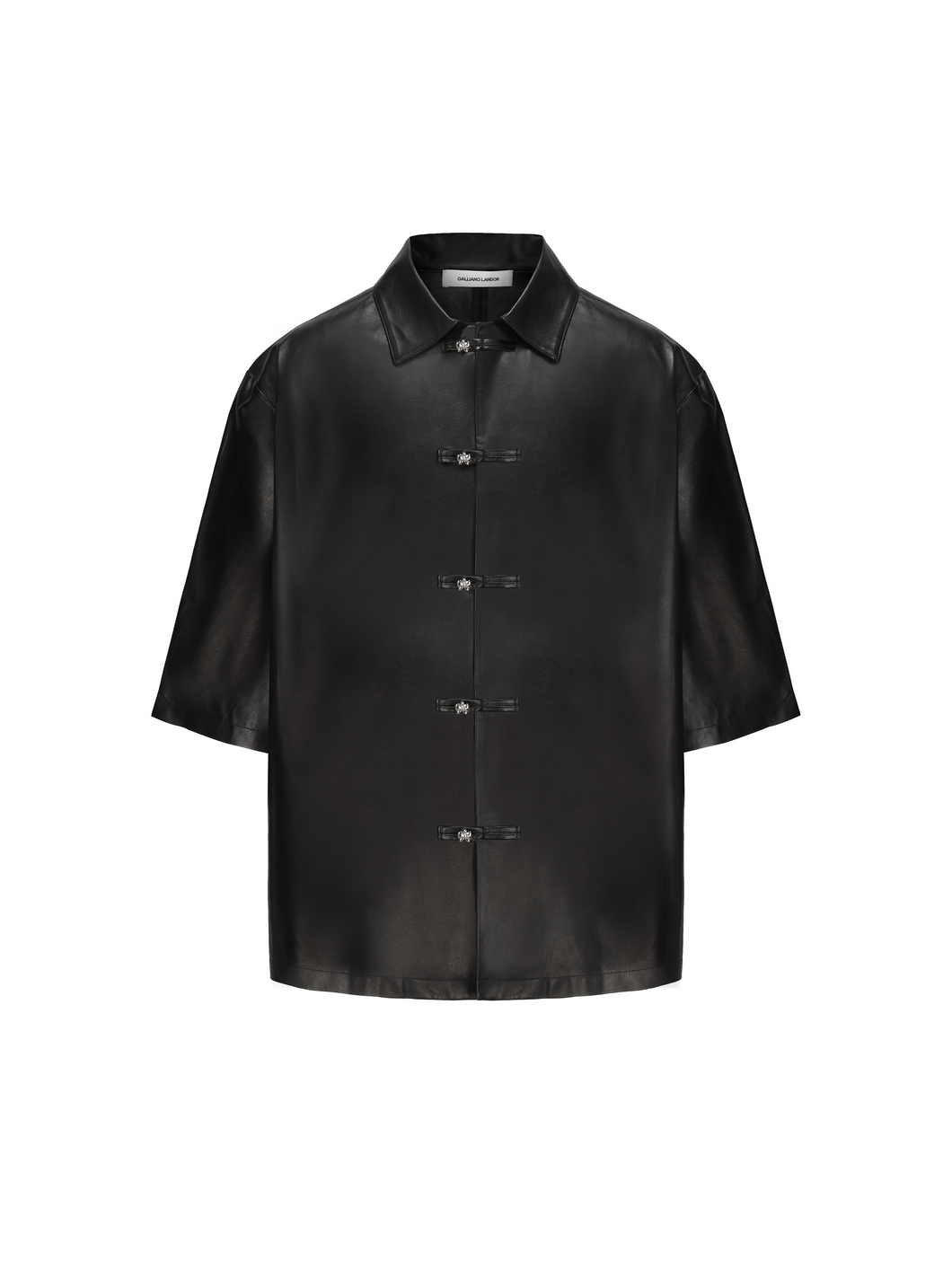 Black Sheep Leather Short Sleeve Tang Suit