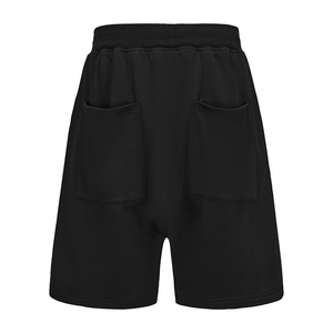 Black White Pearl Logo Shorts