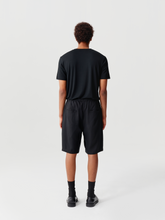 Load image into Gallery viewer, Black Tencel Linen Shorts