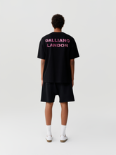 Load image into Gallery viewer, Black Pink Rhinestone Logo T-shirt