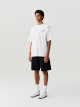Load image into Gallery viewer, White Pink Rhinestone Logo T-shirt