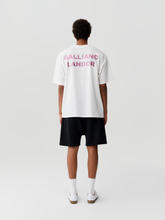 Load image into Gallery viewer, White Pink Rhinestone Logo T-shirt
