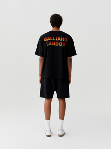 Black Flame Logo T-shirt