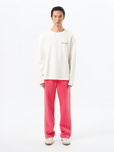 Geranium Pink Washed Trousers