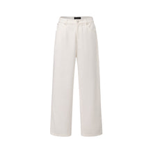 Load image into Gallery viewer, Cloud Dance White Silk-Wool Casual Pants