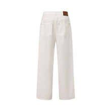 Load image into Gallery viewer, Cloud Dance White Silk-Wool Casual Pants