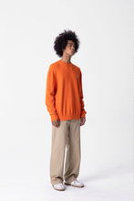 Load image into Gallery viewer, Sunset Orange Cashmere Blend Sweater