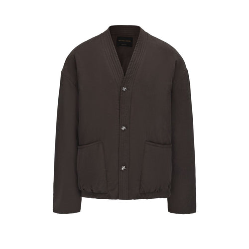 Dark Grey Padded Robe