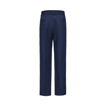 Load image into Gallery viewer, Navy Blue Wool Suit Pants