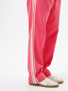 Geranium Pink Washed Trousers