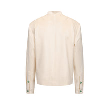 Load image into Gallery viewer, Cream White Acetic Acid Velvet Chinese Tunic Suit