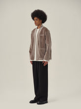 Load image into Gallery viewer, Desert Brown Velvet Kimono Jacket