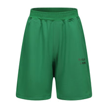 Load image into Gallery viewer, Green Rhinestone Logo Shorts