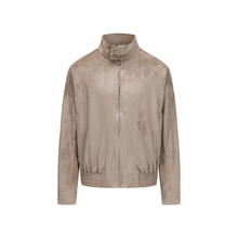 Load image into Gallery viewer, Desert Brown Suede Harrington Jacket