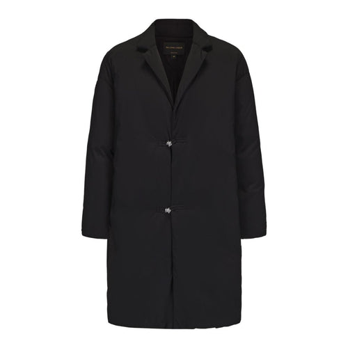 Black Knot Button Down Coat