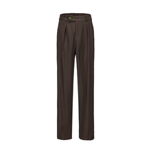 Load image into Gallery viewer, Brown Wool Suit Pants