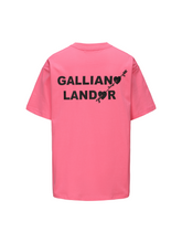 Load image into Gallery viewer, Pink Love Arrow Black Logo Foil Print T-shirt