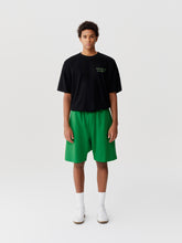 Load image into Gallery viewer, Green Rhinestone Logo Shorts