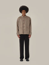 Load image into Gallery viewer, Desert Brown Suede Tang Suit Cardigan Jacket