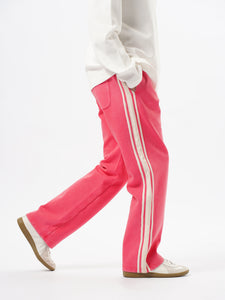 Geranium Pink Washed Trousers