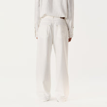 Load image into Gallery viewer, Cloud Dance White Silk-Wool Casual Pants
