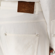 Load image into Gallery viewer, Cloud Dance White Silk-Wool Casual Pants