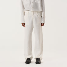 Load image into Gallery viewer, Cloud Dance White Silk-Wool Casual Pants